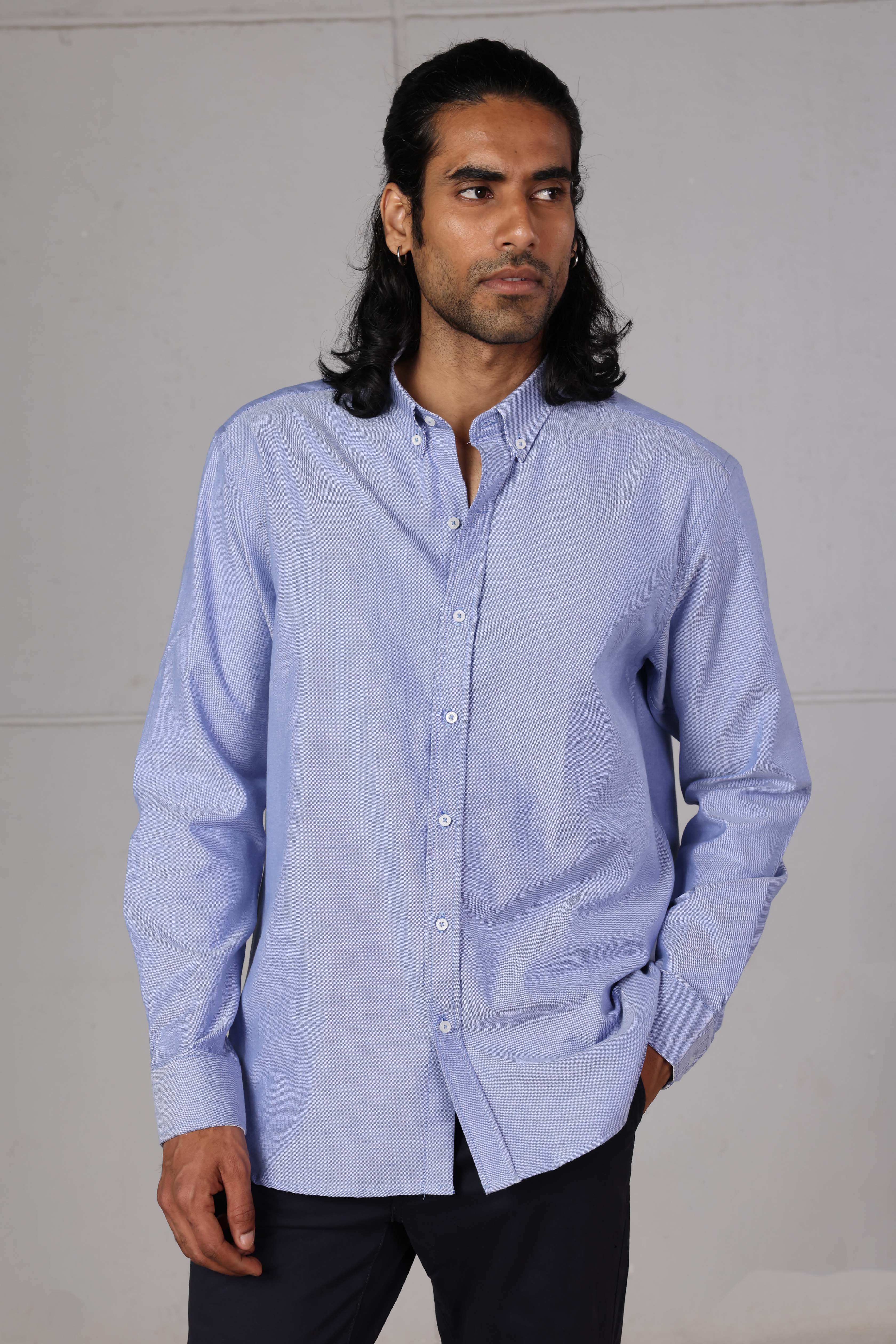 The Signature Navy Oxford