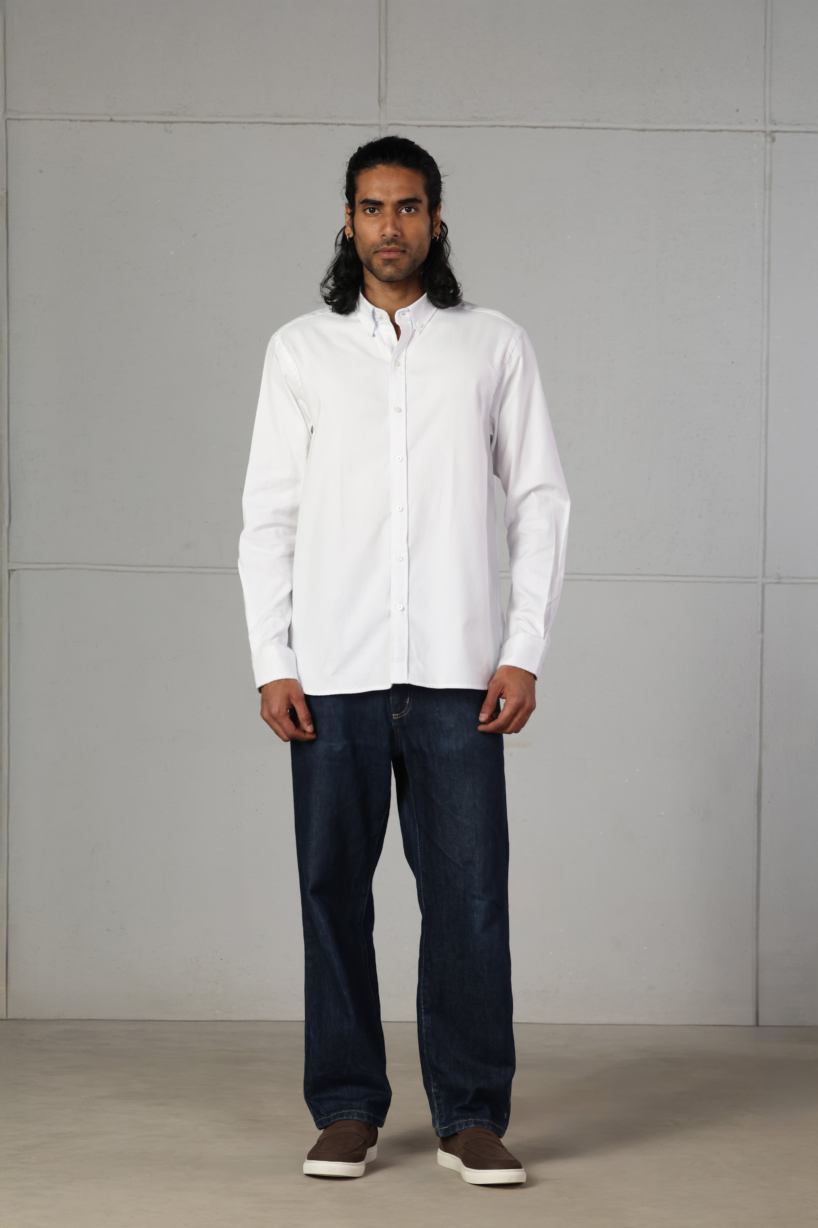 The Signature White Oxford