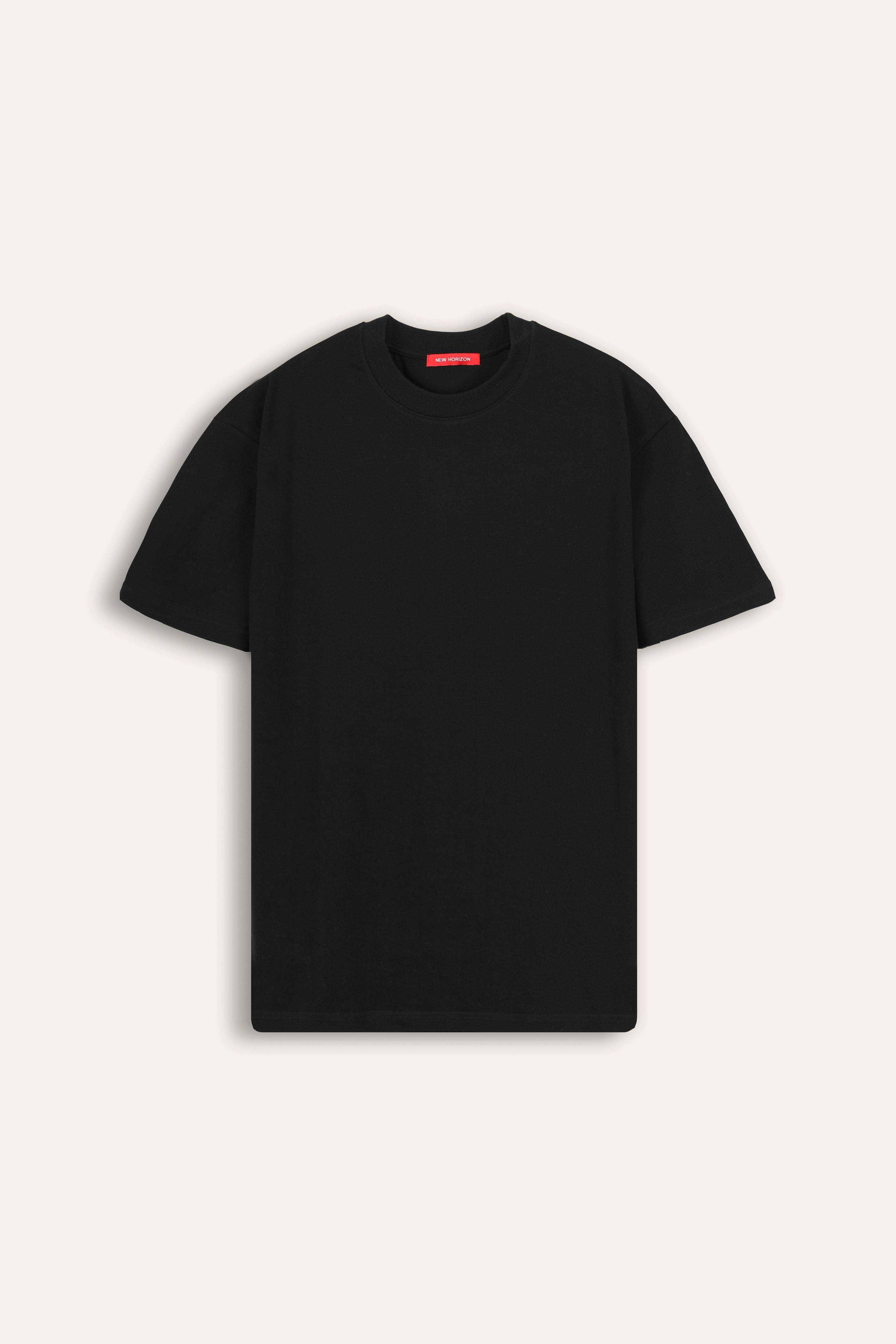 Black Relaxed Fit Heavyweight T-Shirt