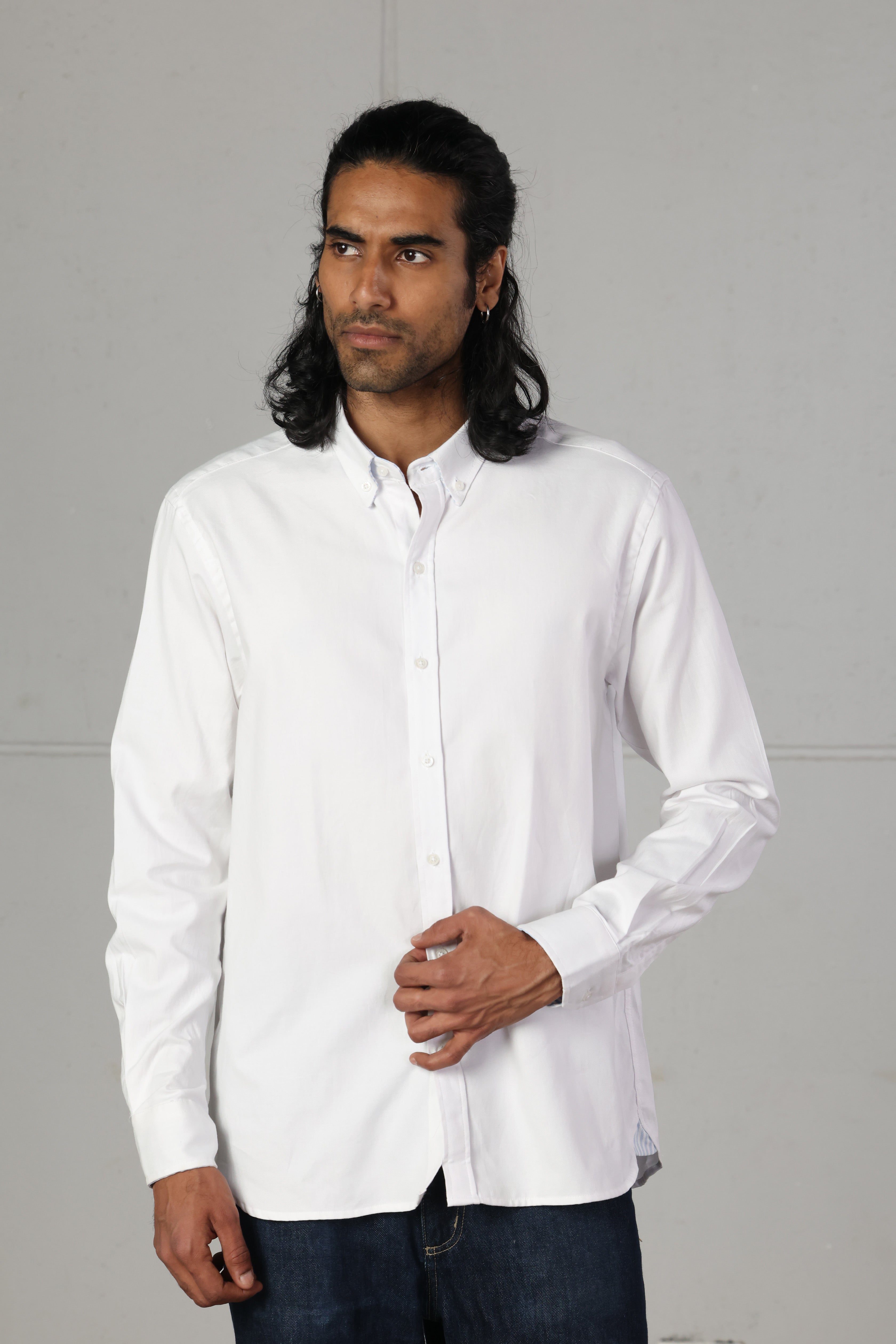 The Signature White Oxford