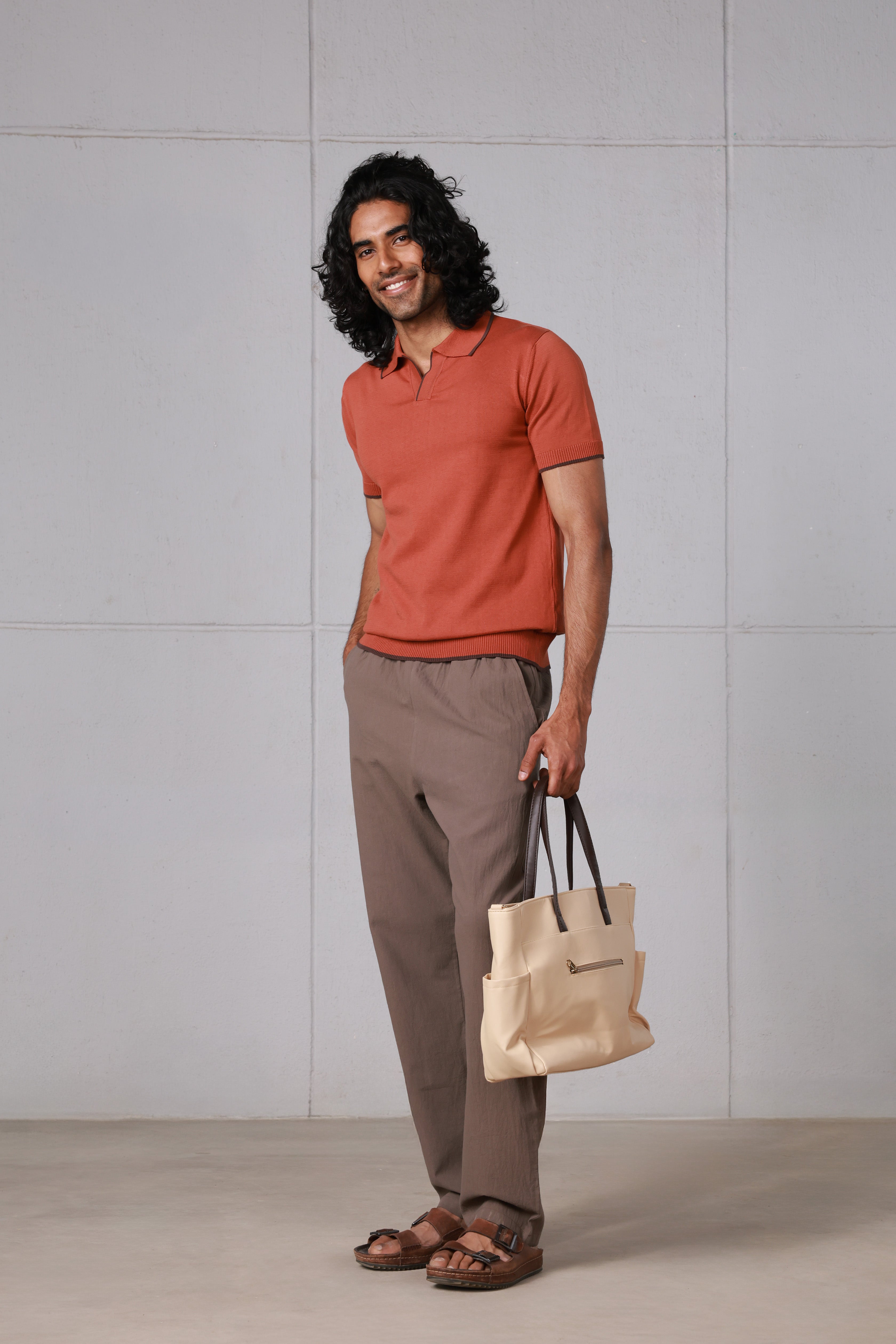 Havan V-Neck Knitted Polo