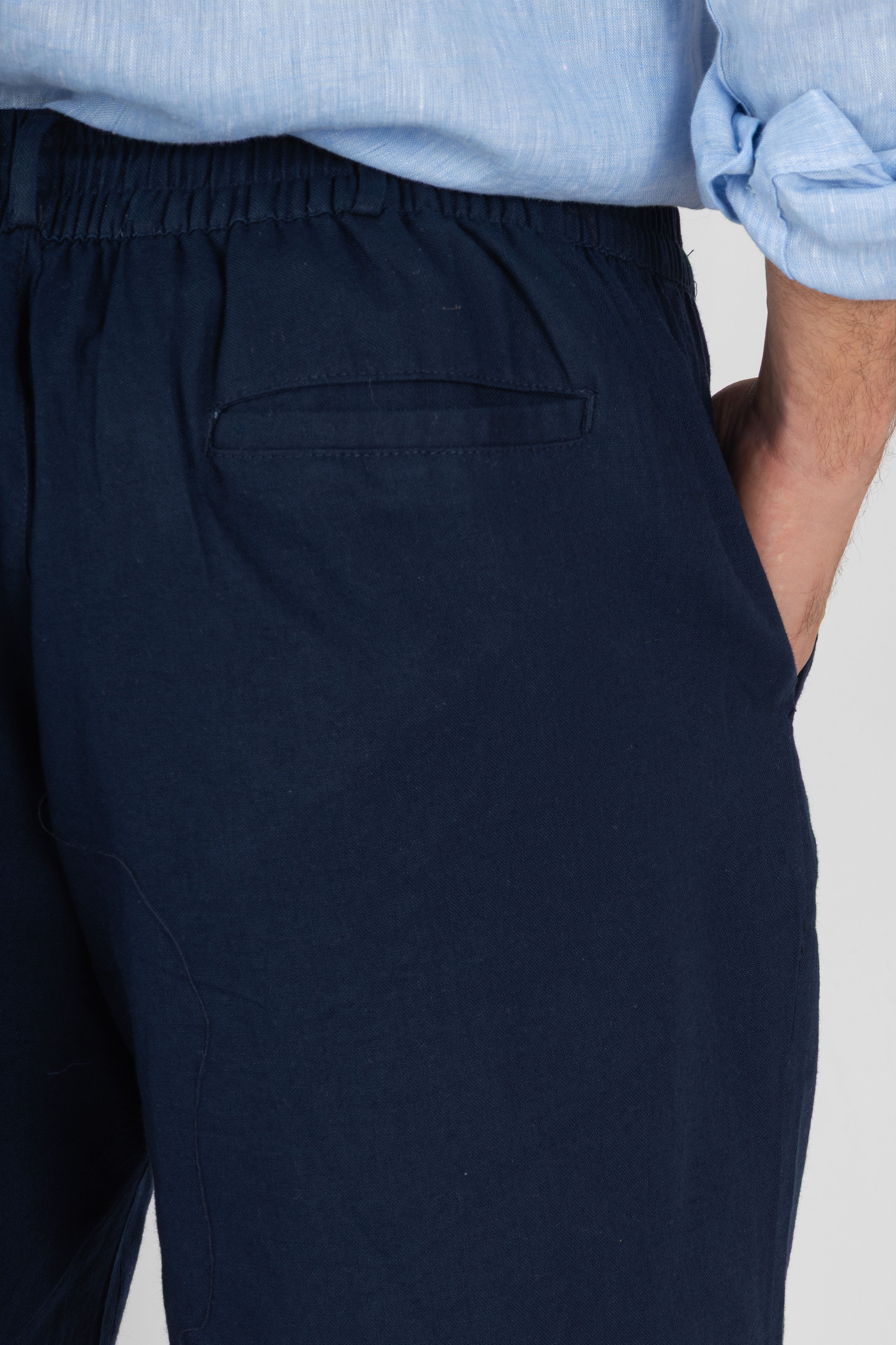 Navy Lightweight Cotton Shorts