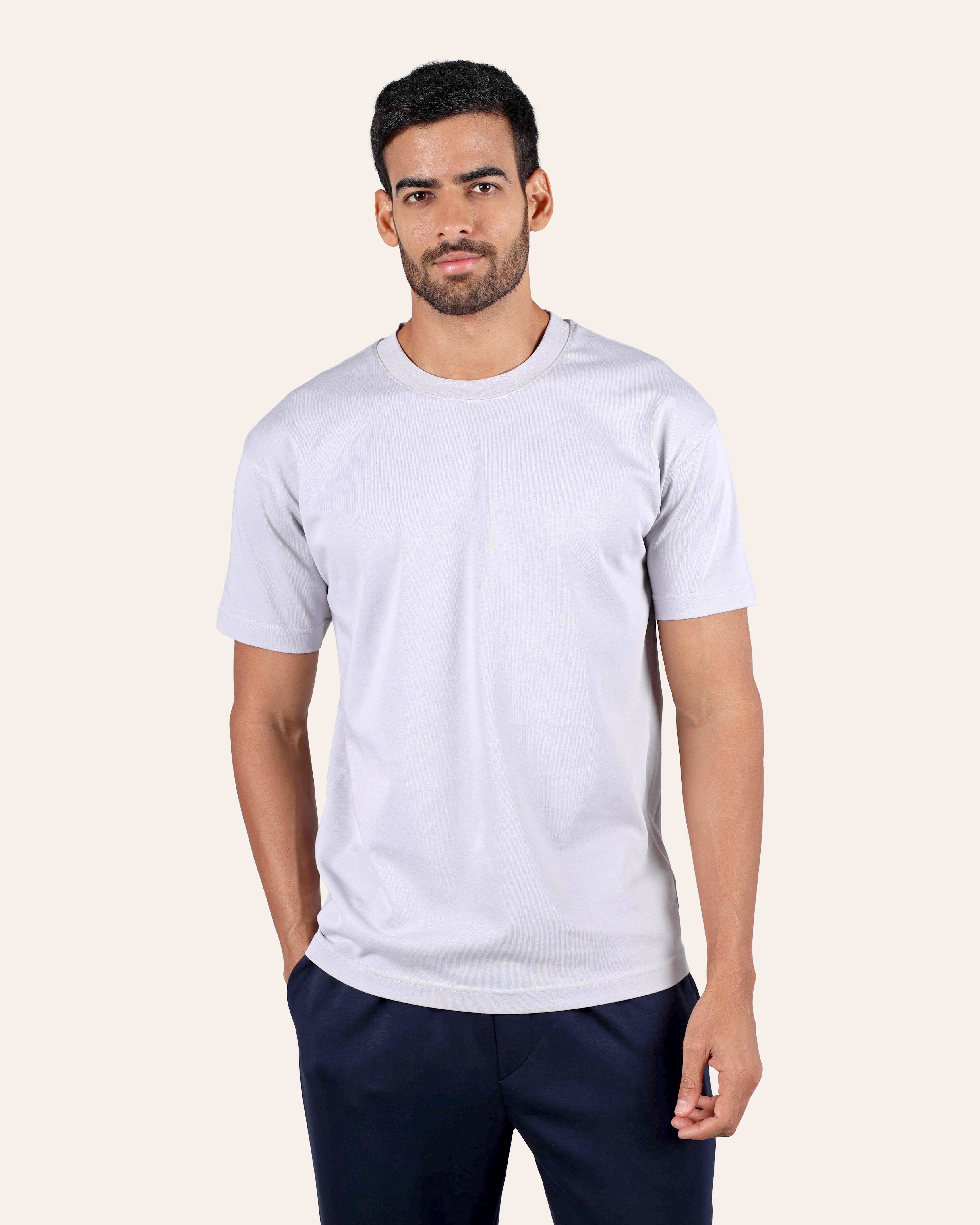 Grey Relaxed Fit Heavyweight T-Shirt