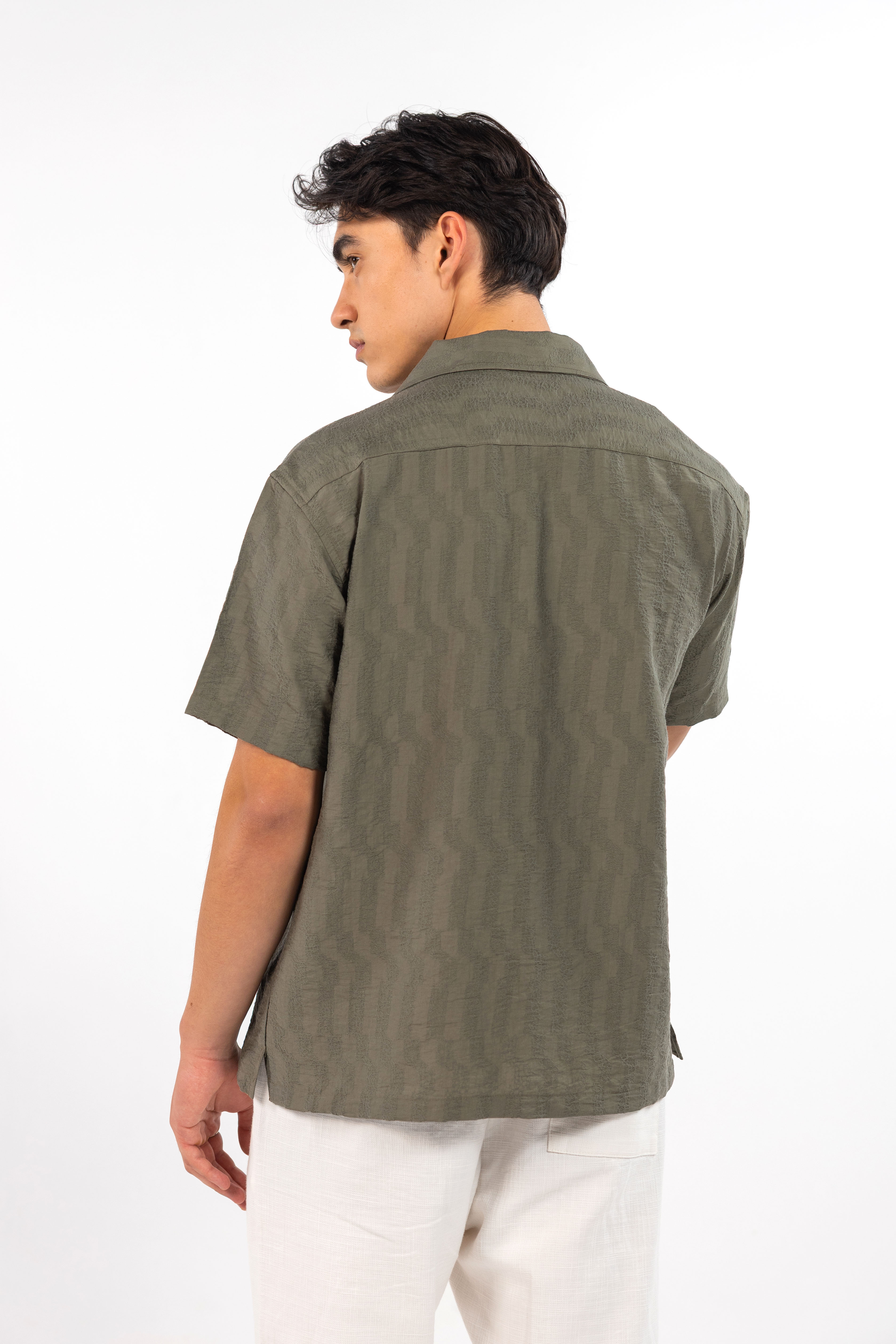 Olive Horizon Summer Shirt