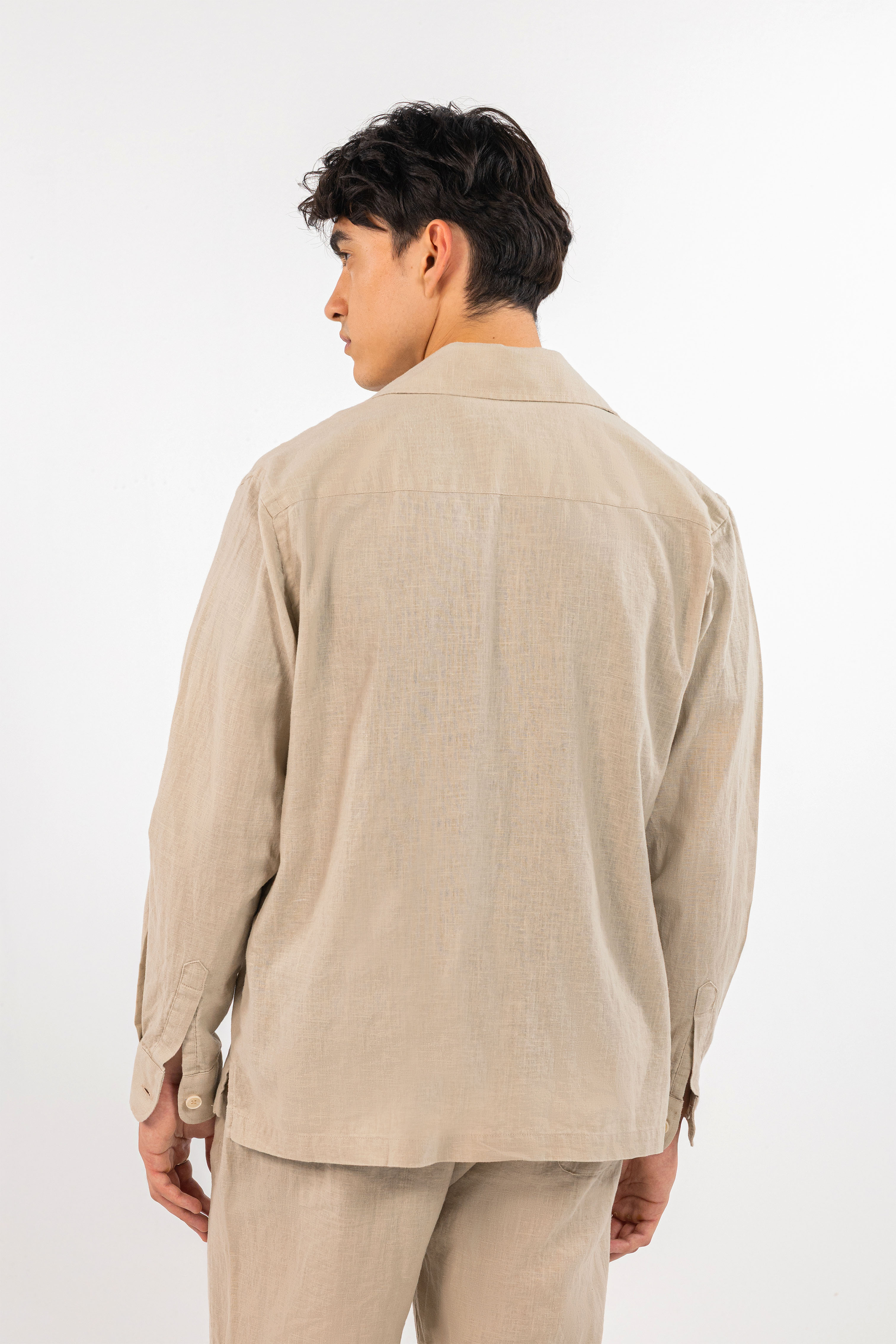 Beige Linen Set