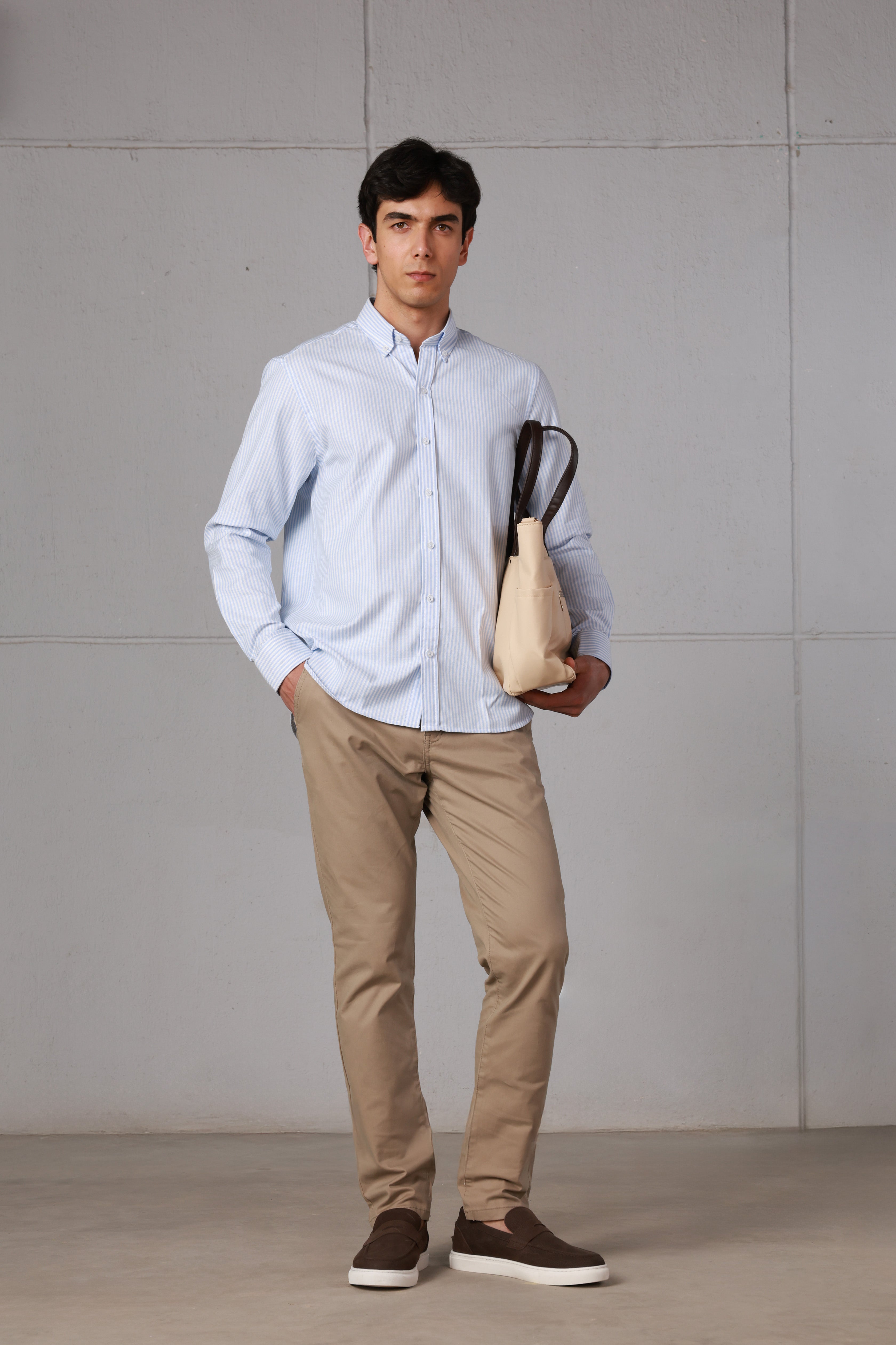 The Heritage Light Blue Oxford