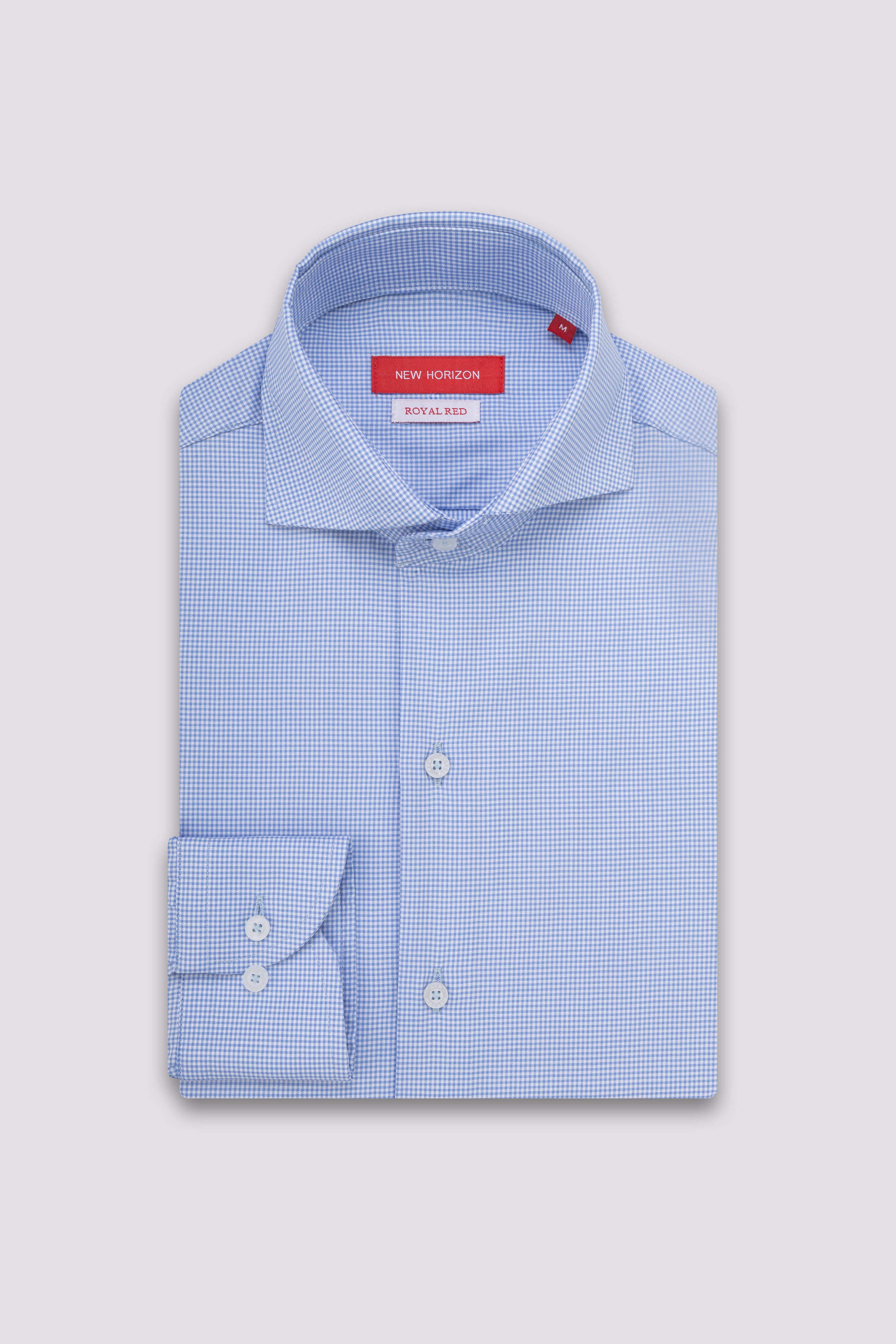 Baby Blue Checkered Classic Shirt
