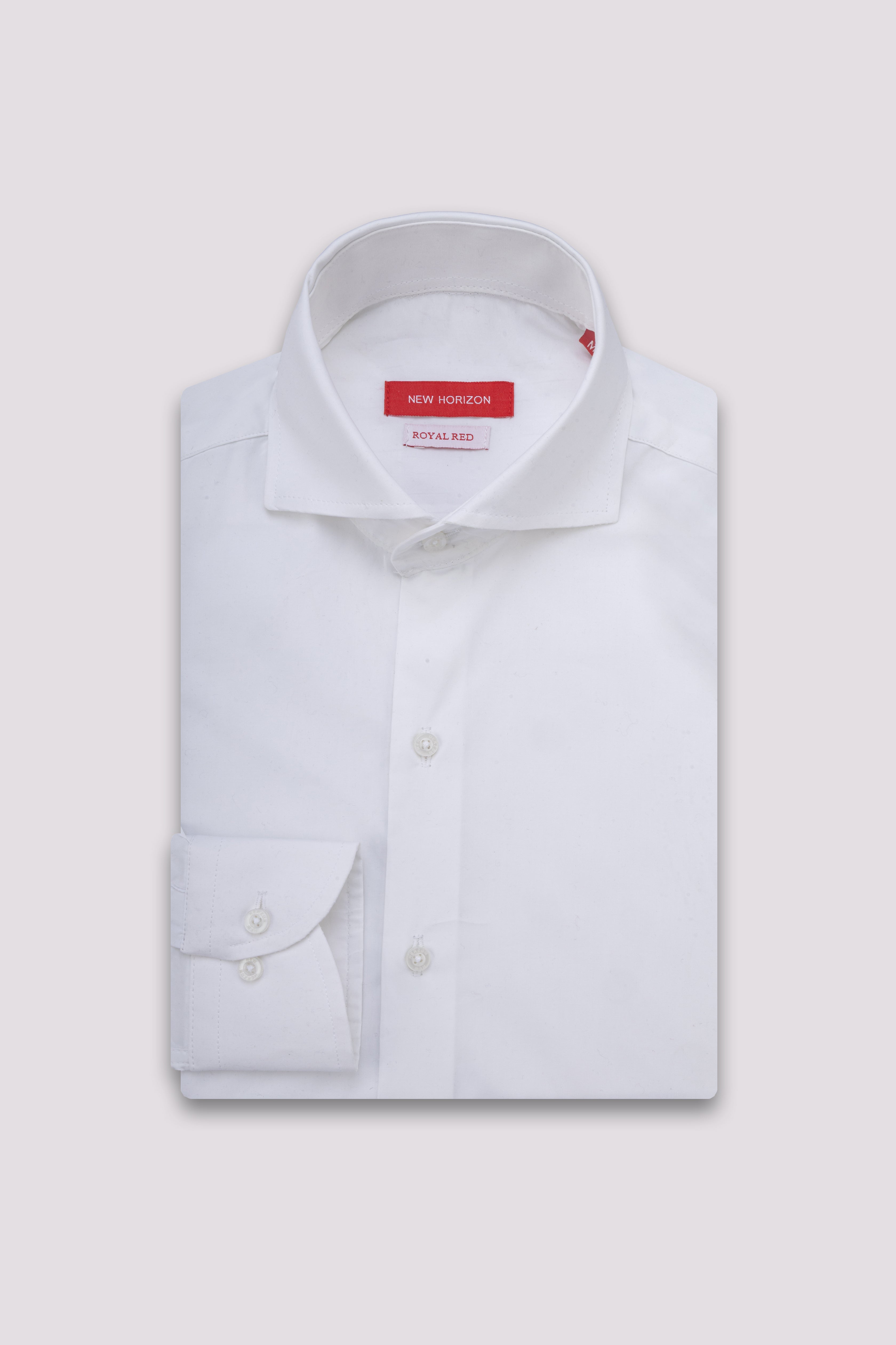 White Solid Signature Shirt