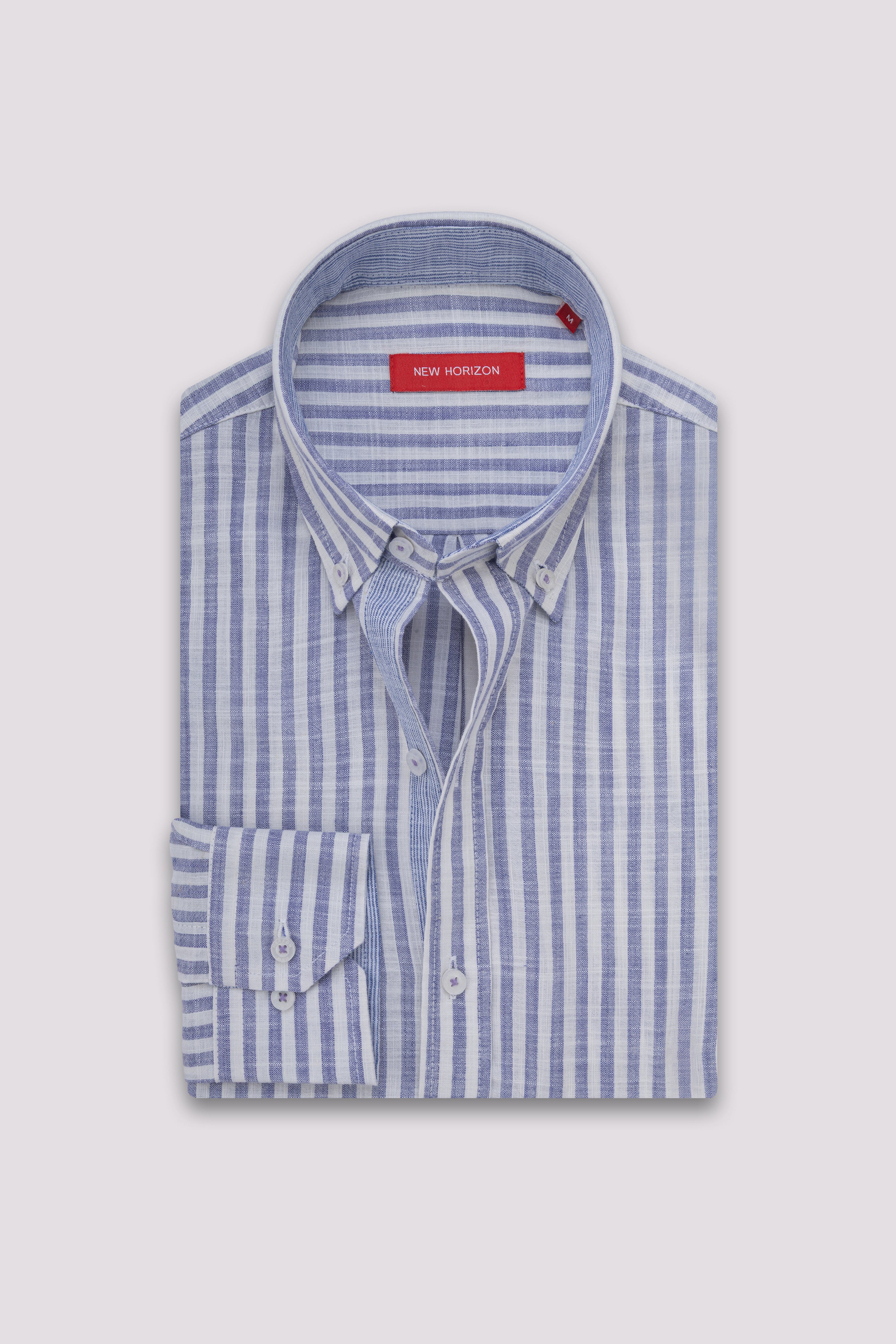 Dark Navy Light Weave Cotton Shirt