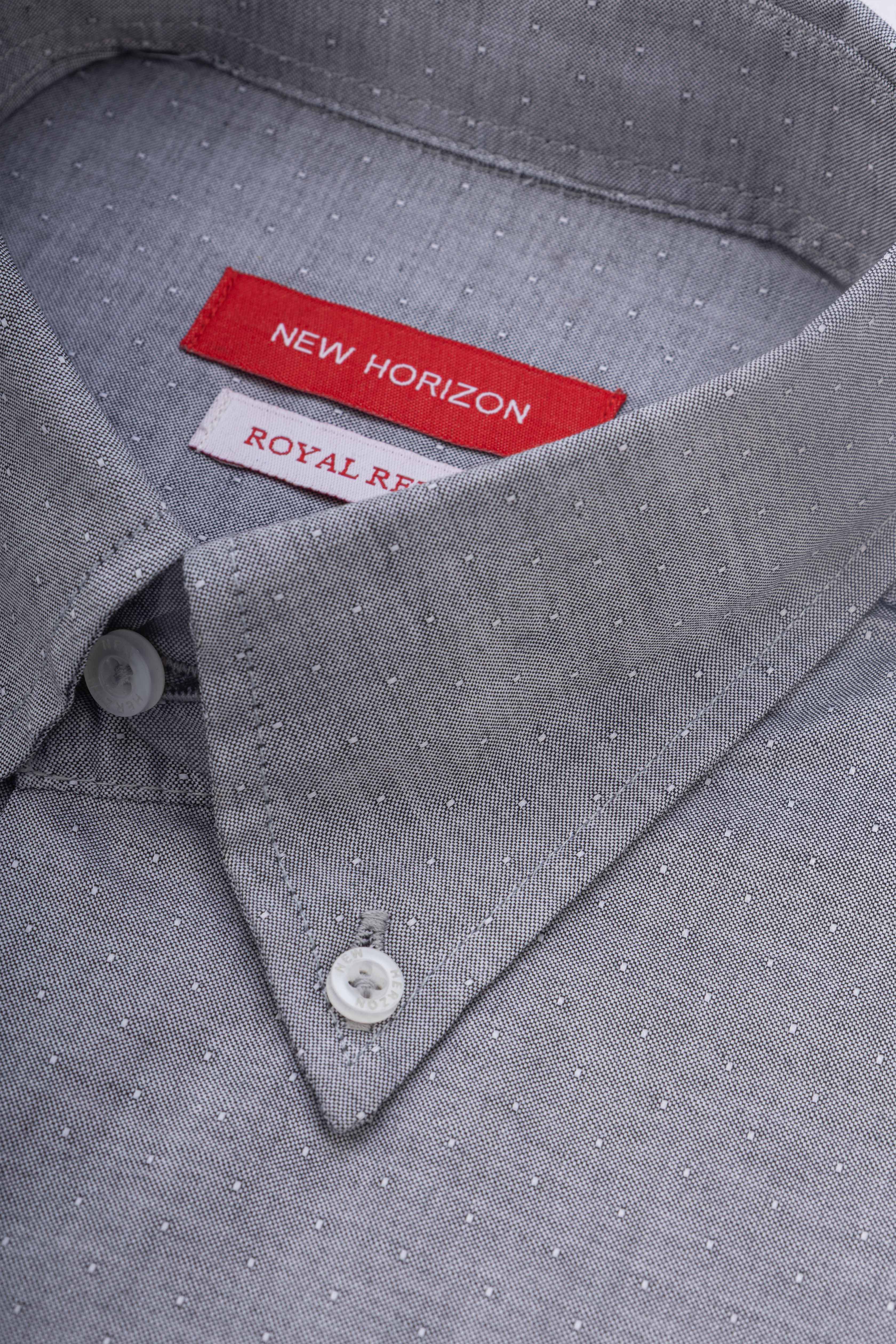 Micro Print Poplin Shirt