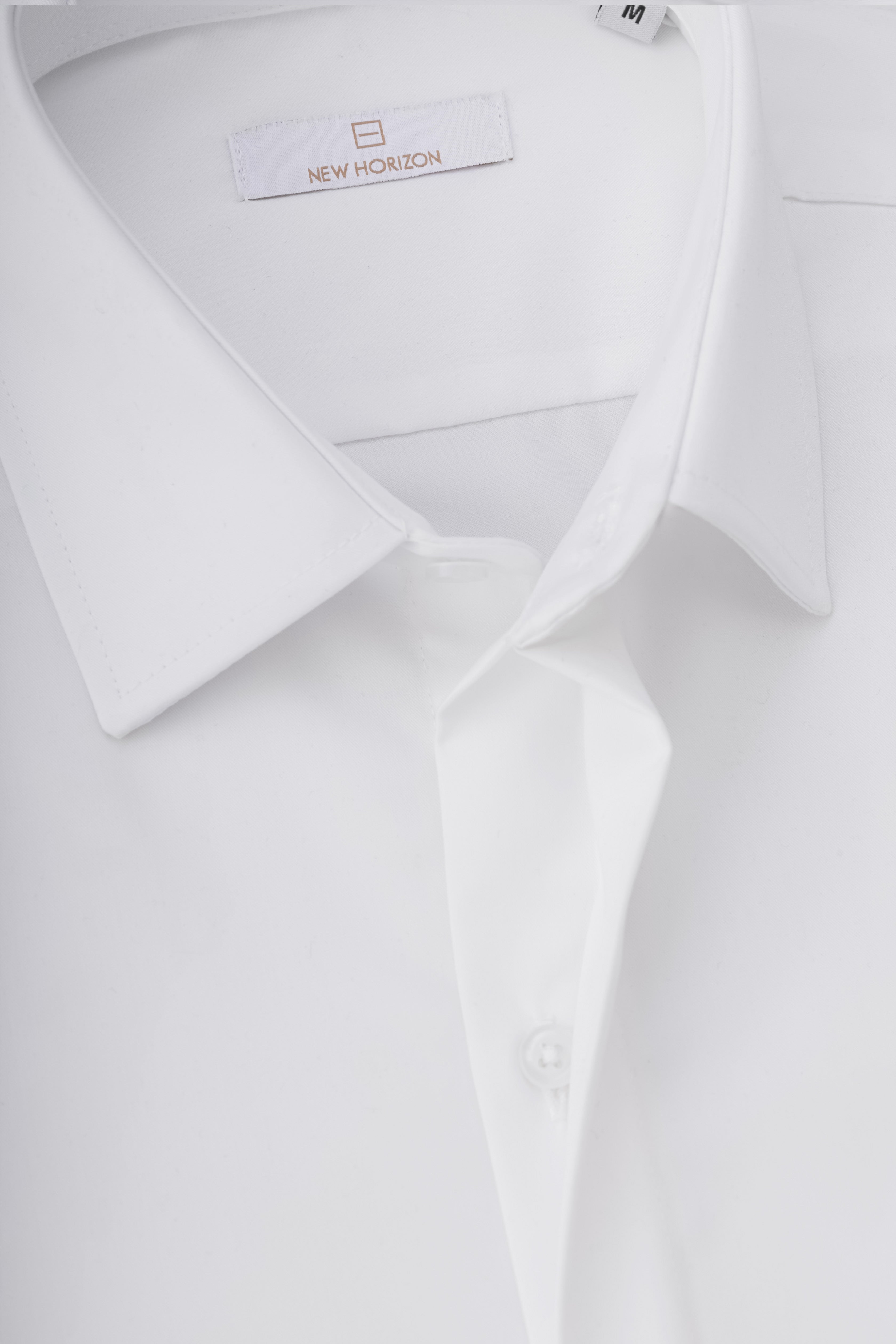 White Bamboo Tech Dress Shirt – Concealed Placket