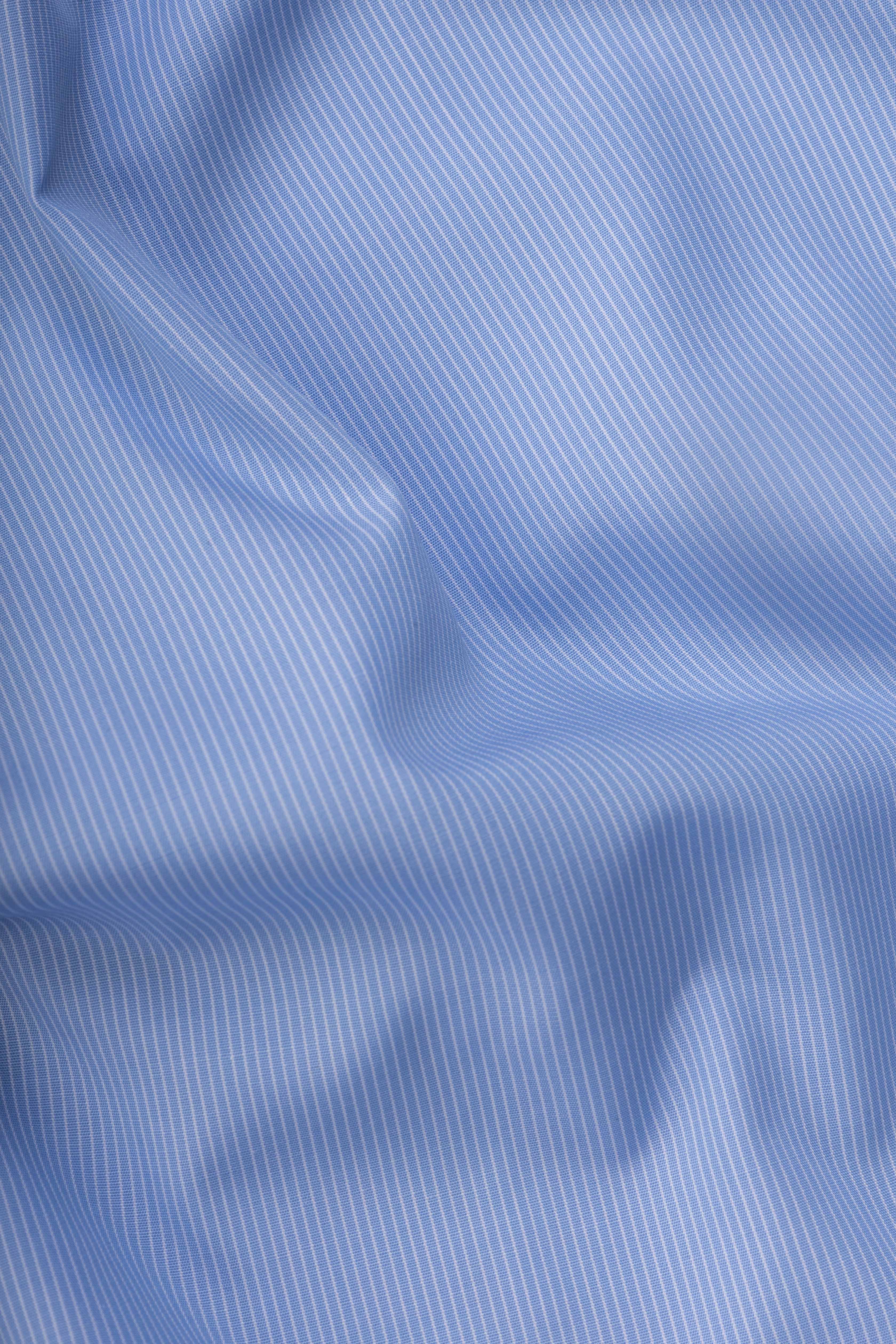 Fine Striped Poplin Shirt