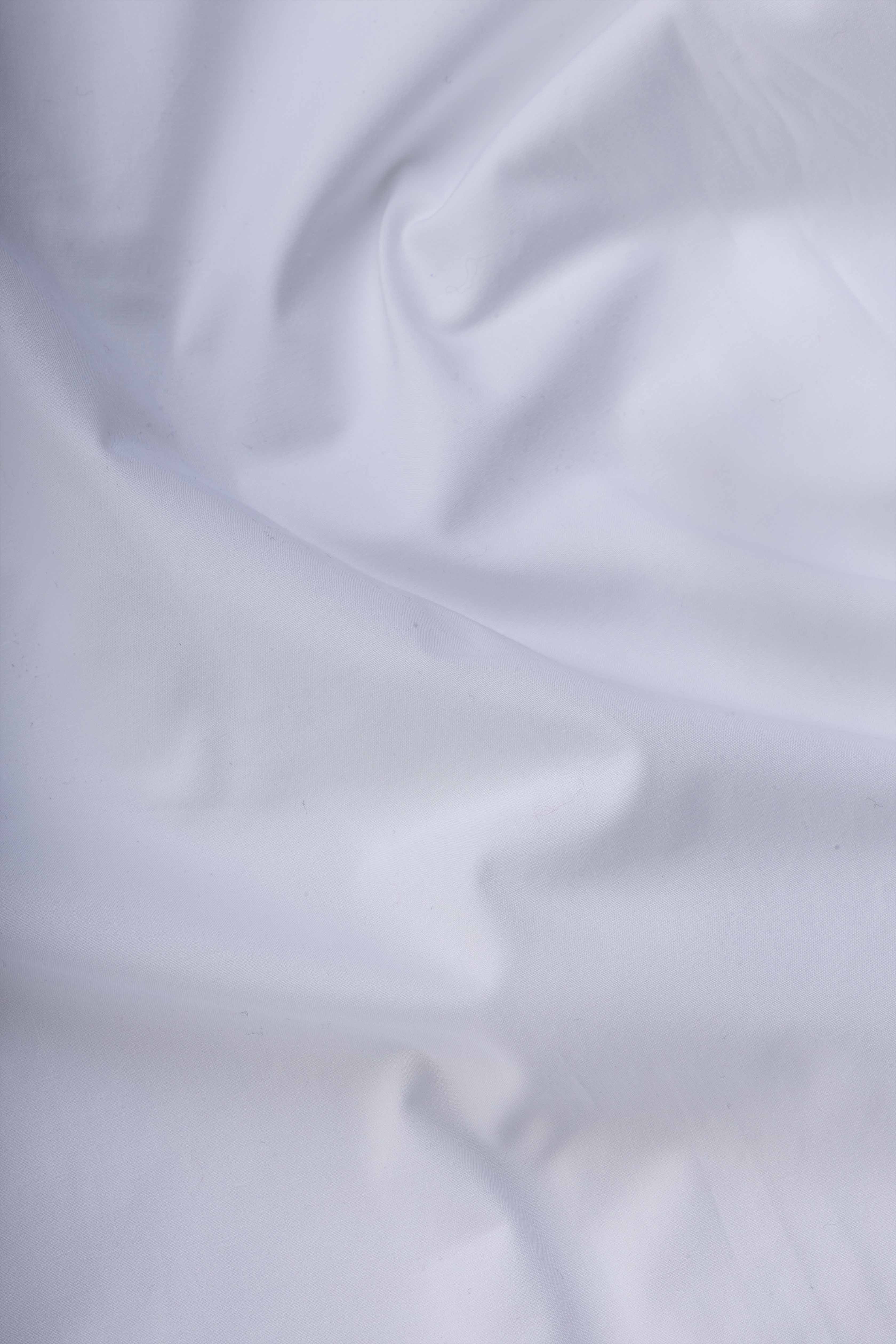 White Solid Signature Shirt