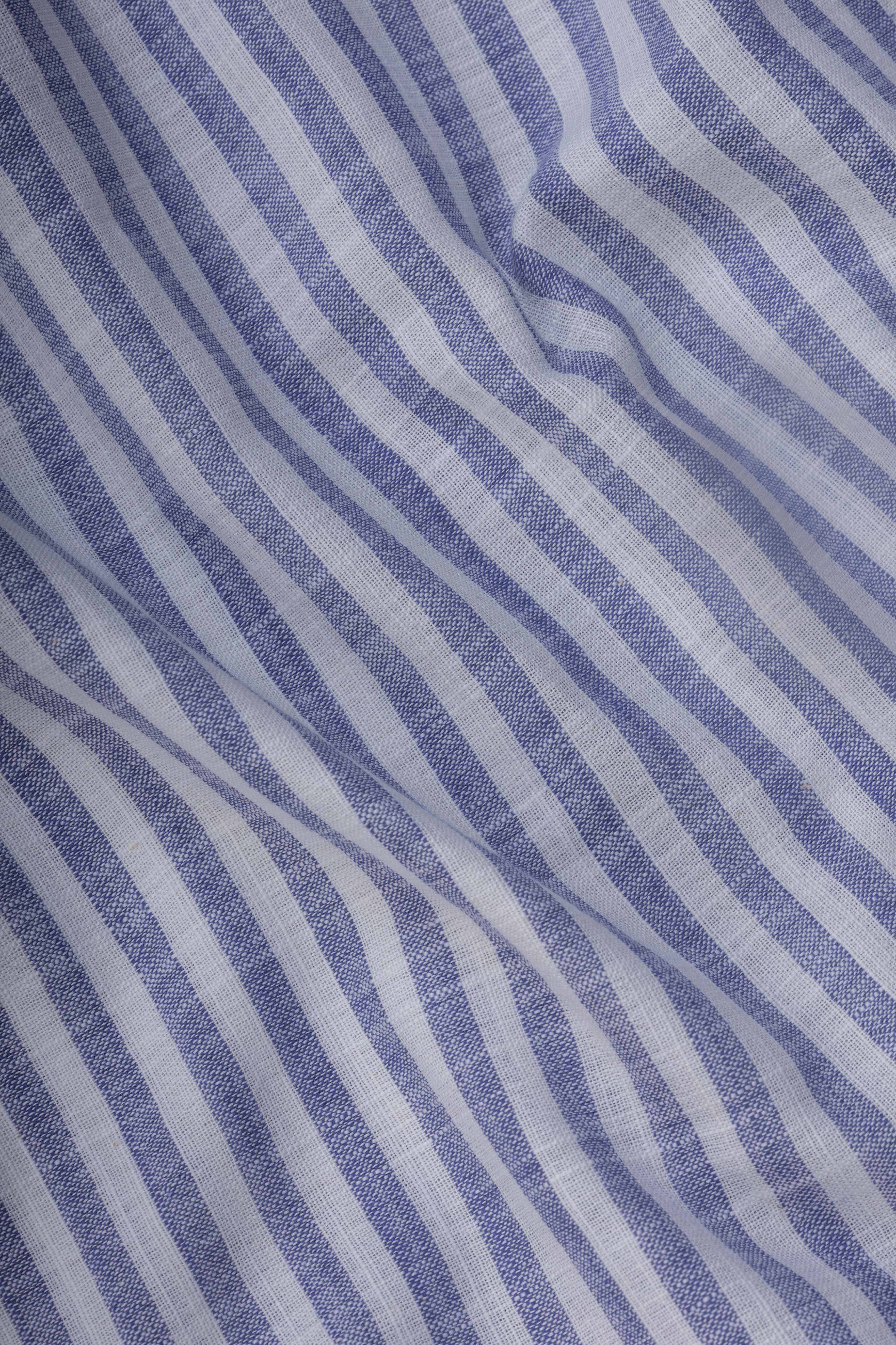 Dark Navy Light Weave Cotton Shirt