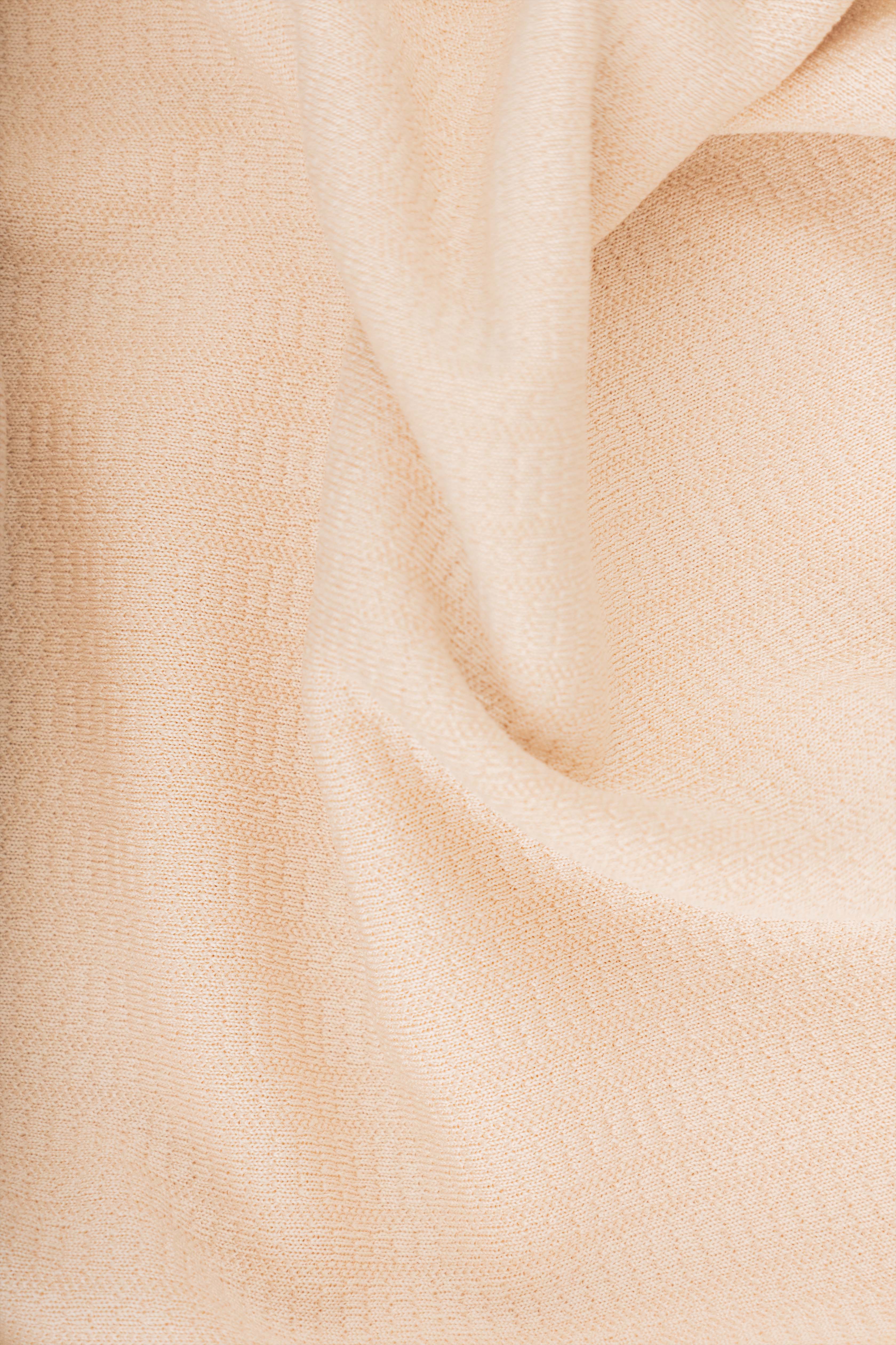 Beige Technical Zip-Up Polo Shirt