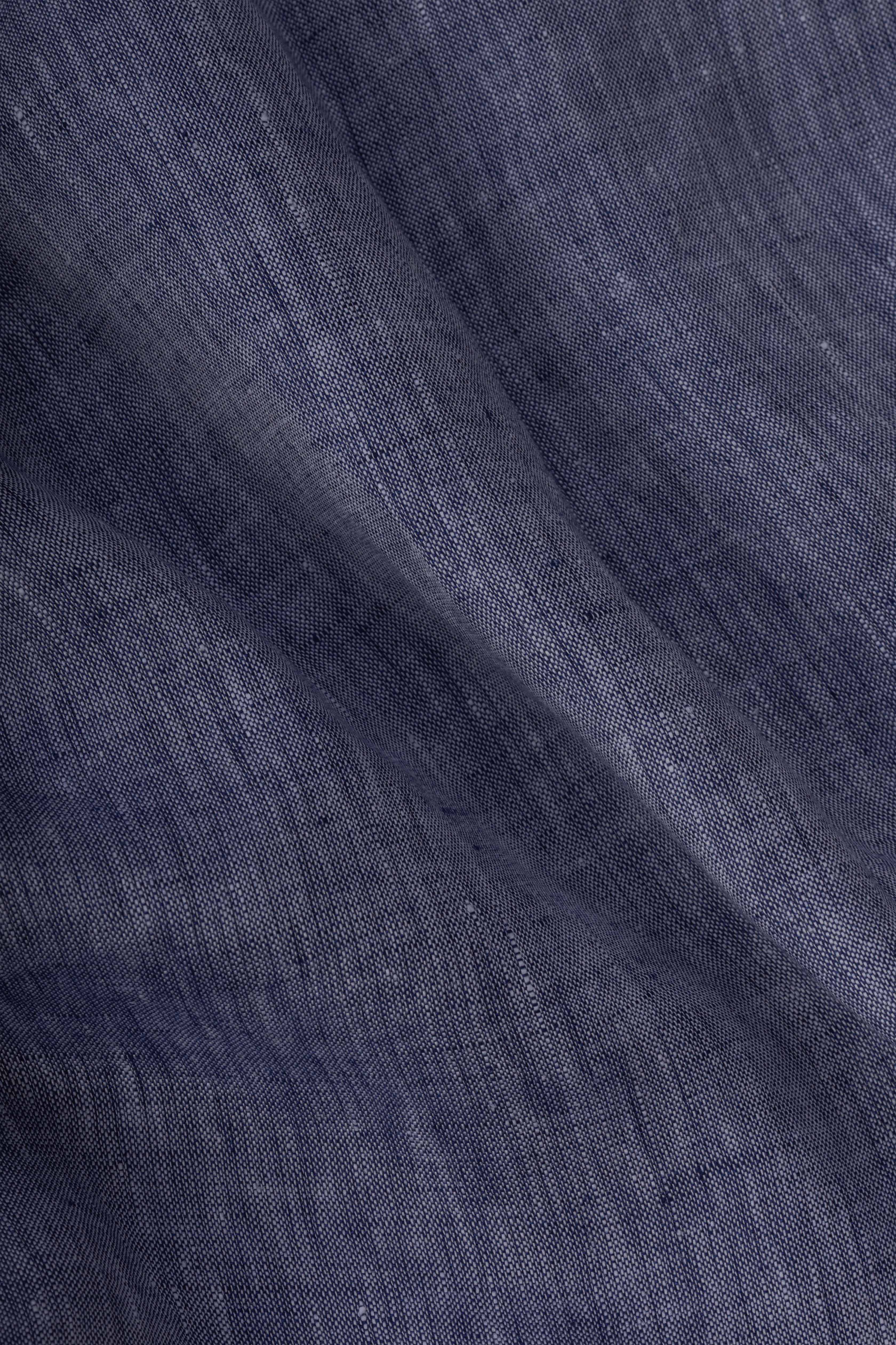 Dark Navy Pure Linen Shirt