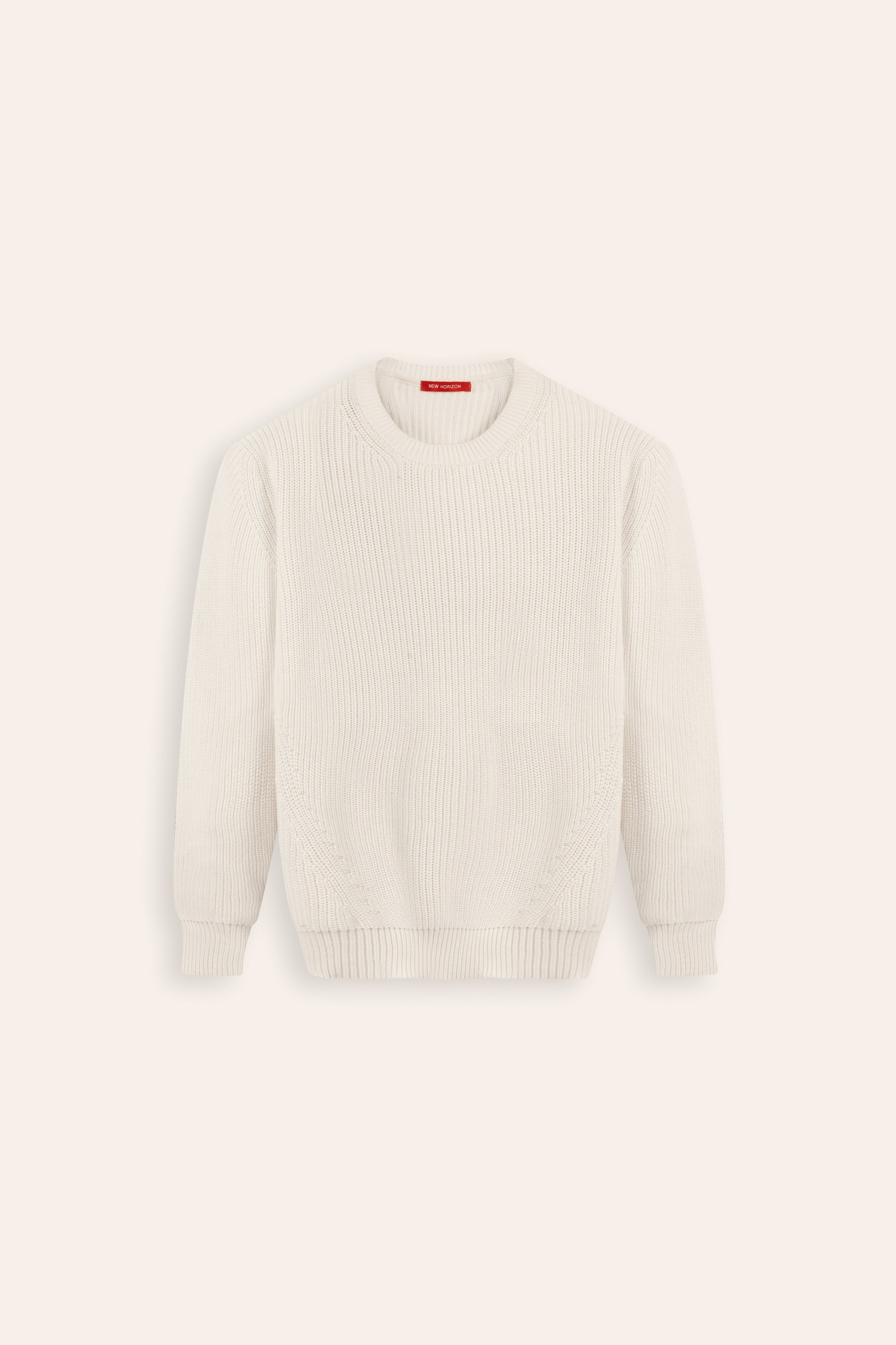 Purl Knit Sweater - Off White