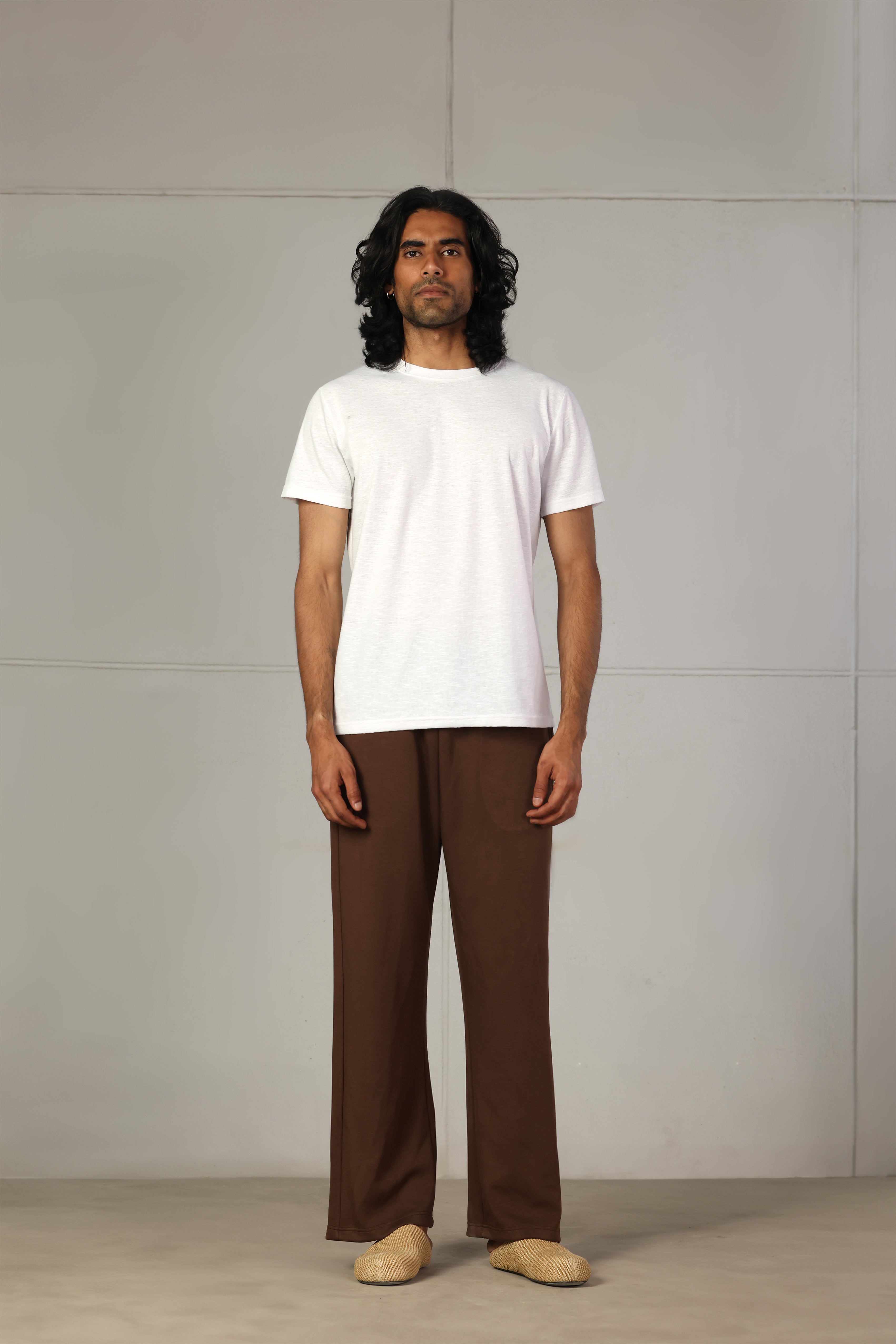 White Slub Cotton T-Shirt