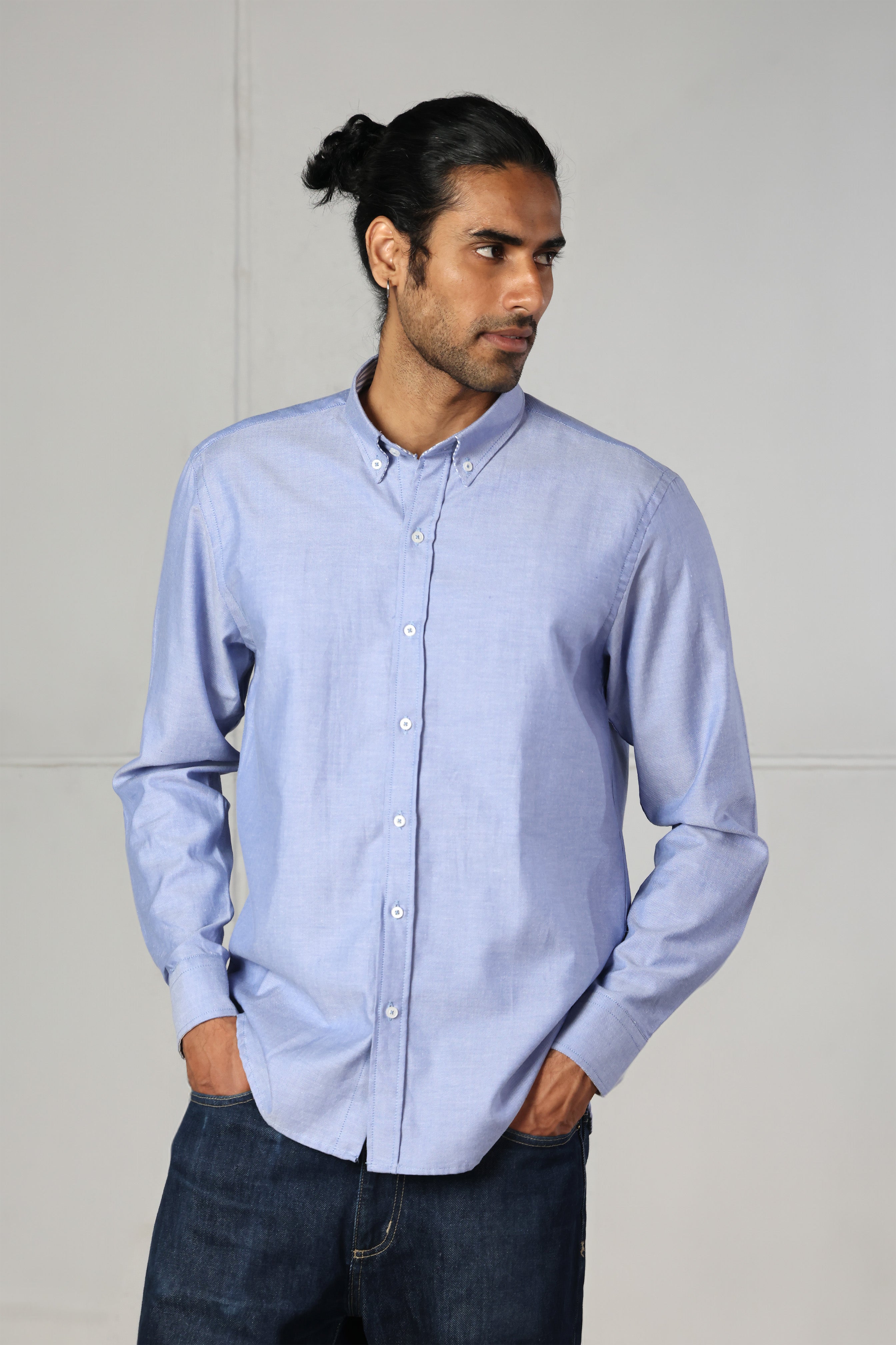 The Signature Light Blue Oxford