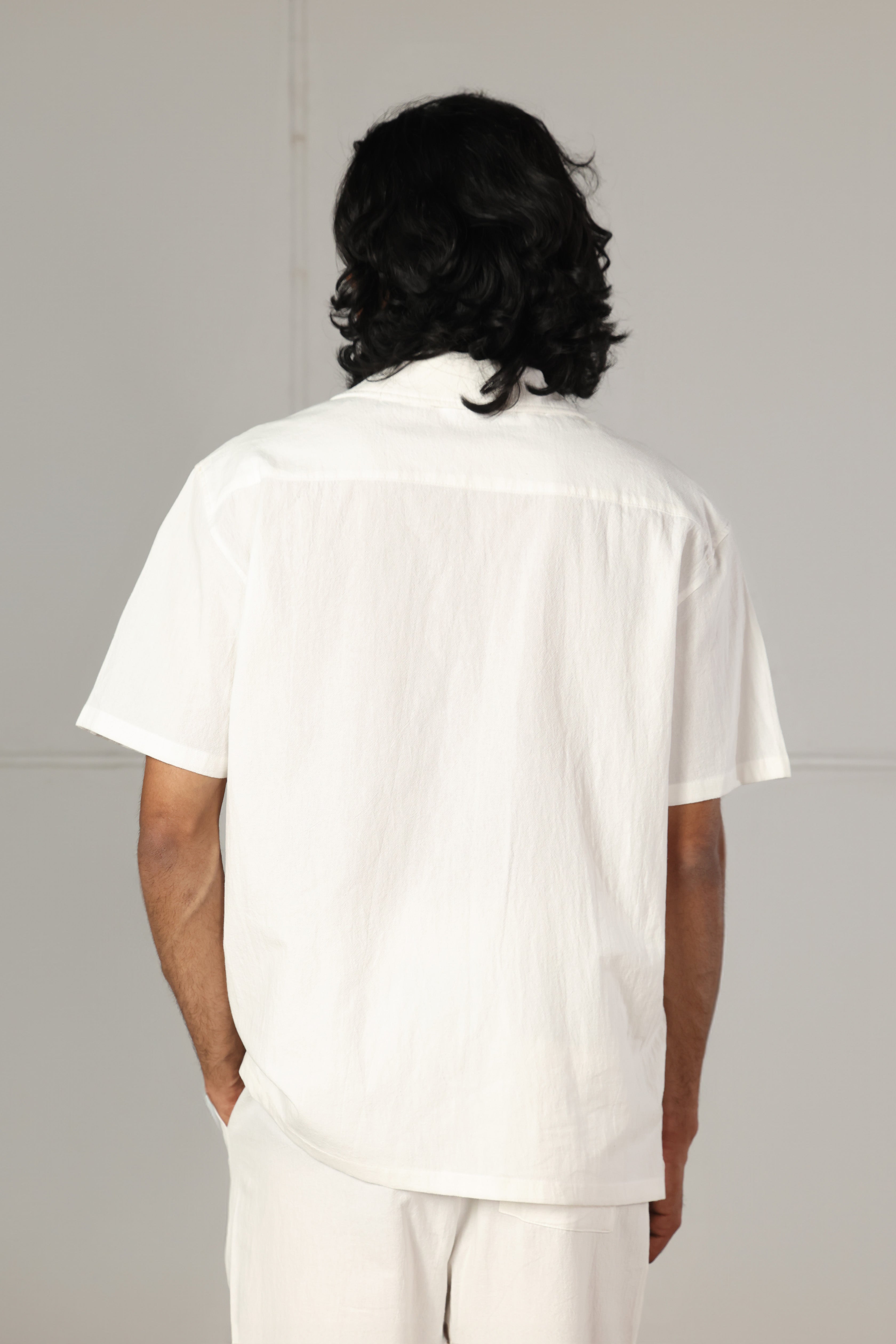 White Cotton Set – Relaxed Fit