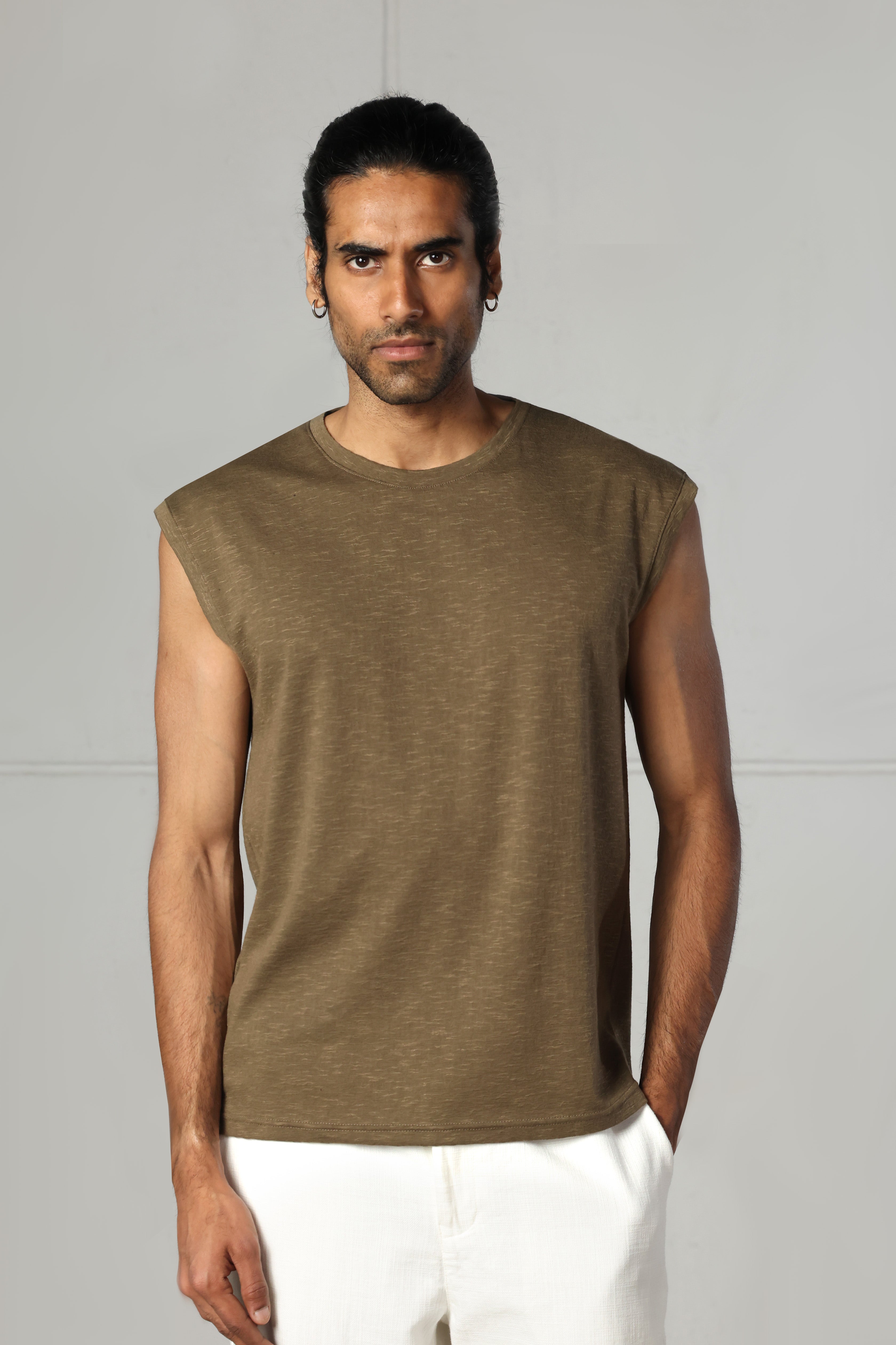 Brown Tank Top